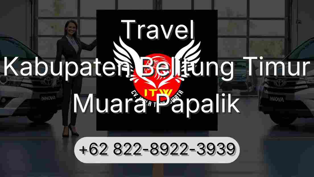 Travel Kabupaten Belitung Timur Muara Papalik