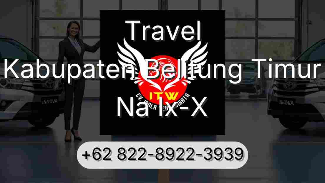 Travel Kabupaten Belitung Timur Na Ix-X