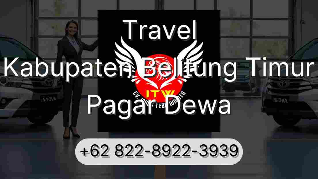 Travel Kabupaten Belitung Timur Pagar Dewa