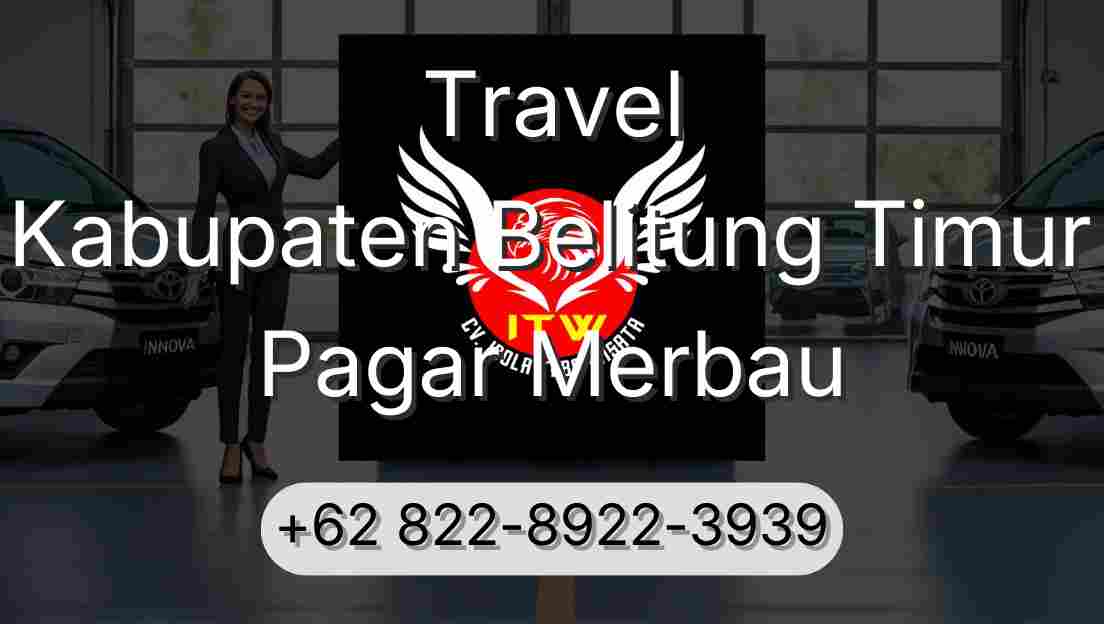 Travel Kabupaten Belitung Timur Pagar Merbau