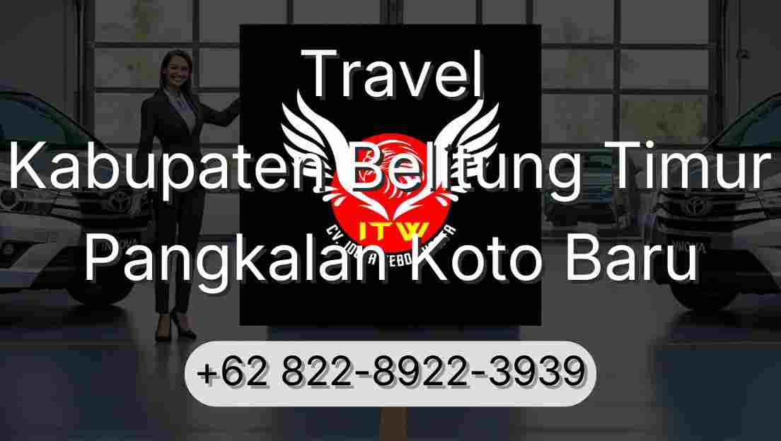 Travel Kabupaten Belitung Timur Pangkalan Koto Baru