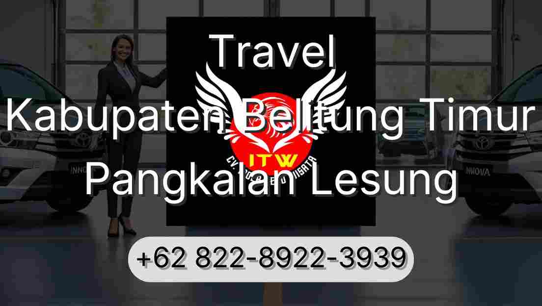 Travel Kabupaten Belitung Timur Pangkalan Lesung