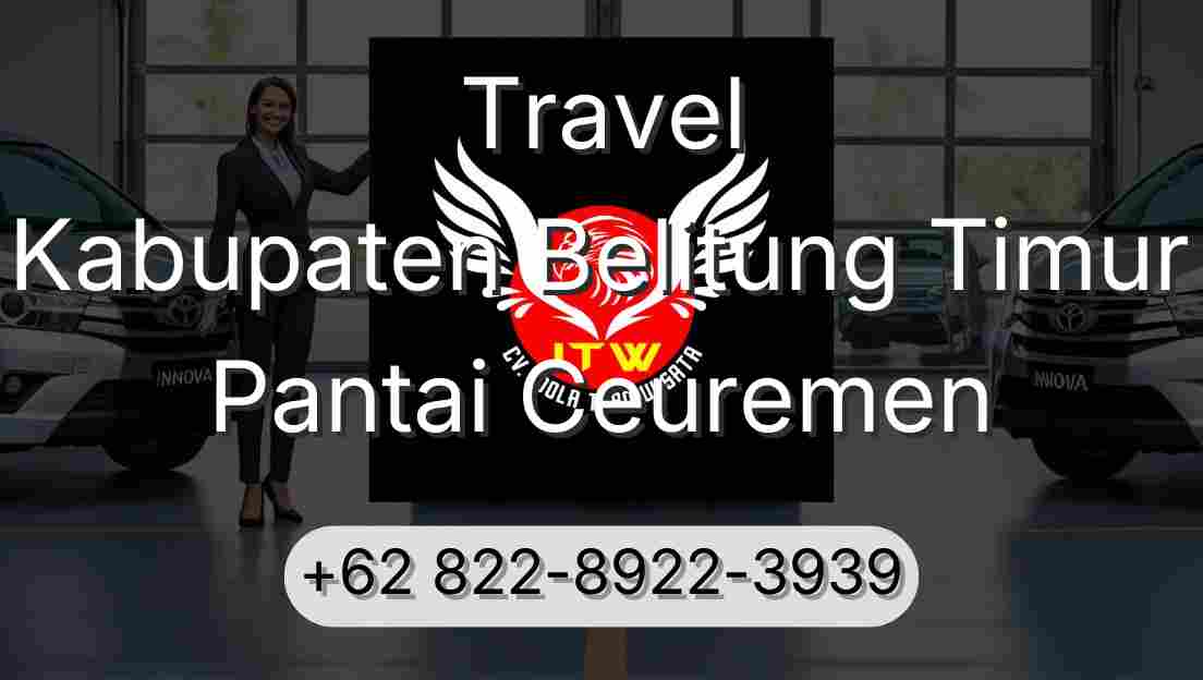 Travel Kabupaten Belitung Timur Pantai Ceuremen