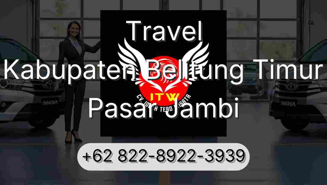 Travel Kabupaten Belitung Timur Pasar Jambi