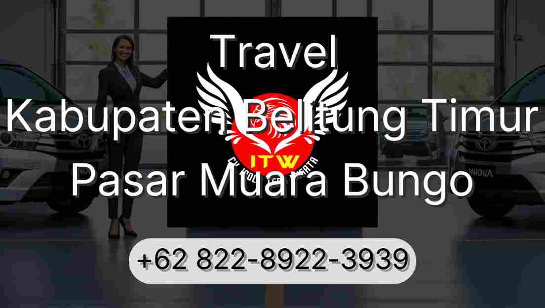 Travel Kabupaten Belitung Timur Pasar Muara Bungo