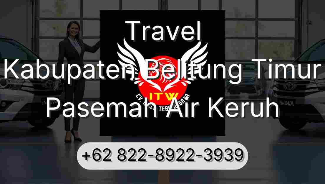 Travel Kabupaten Belitung Timur Pasemah Air Keruh