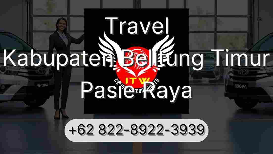 Travel Kabupaten Belitung Timur Pasie Raya