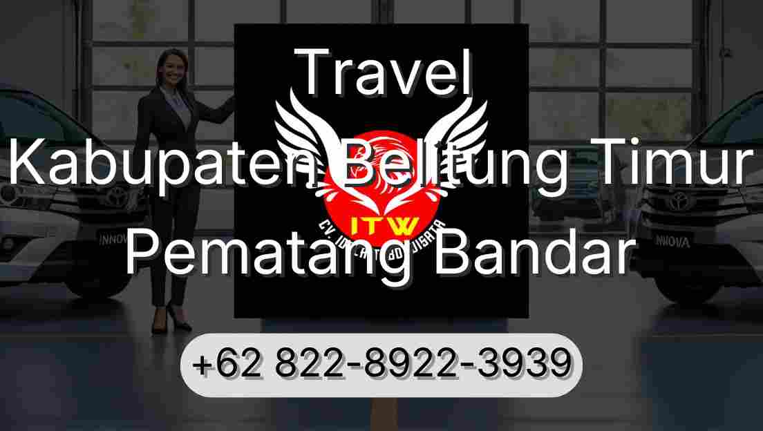 Travel Kabupaten Belitung Timur Pematang Bandar