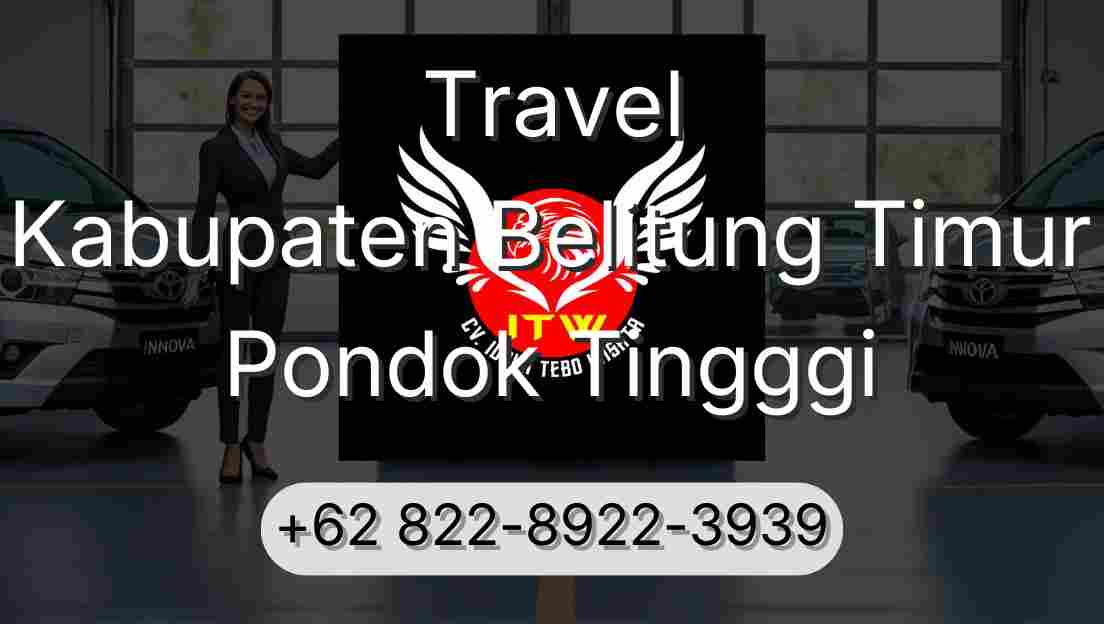 Travel Kabupaten Belitung Timur Pondok Tingggi