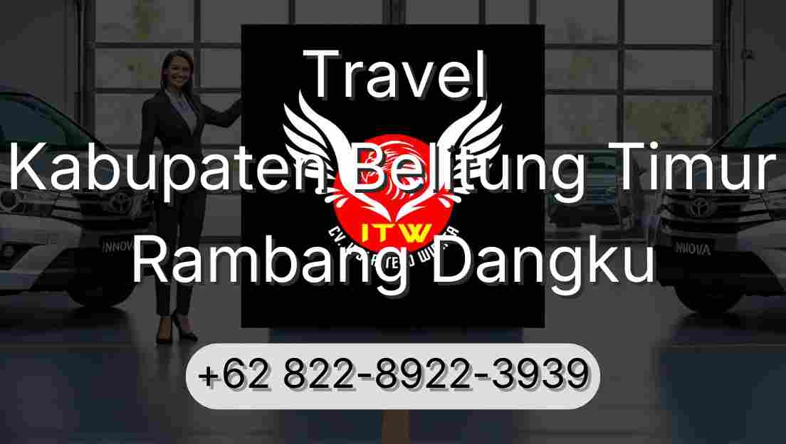 Travel Kabupaten Belitung Timur Rambang Dangku