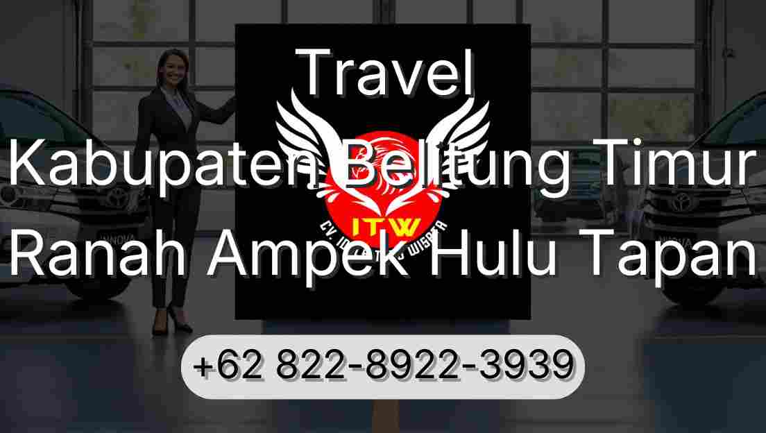 Travel Kabupaten Belitung Timur Ranah Ampek Hulu Tapan