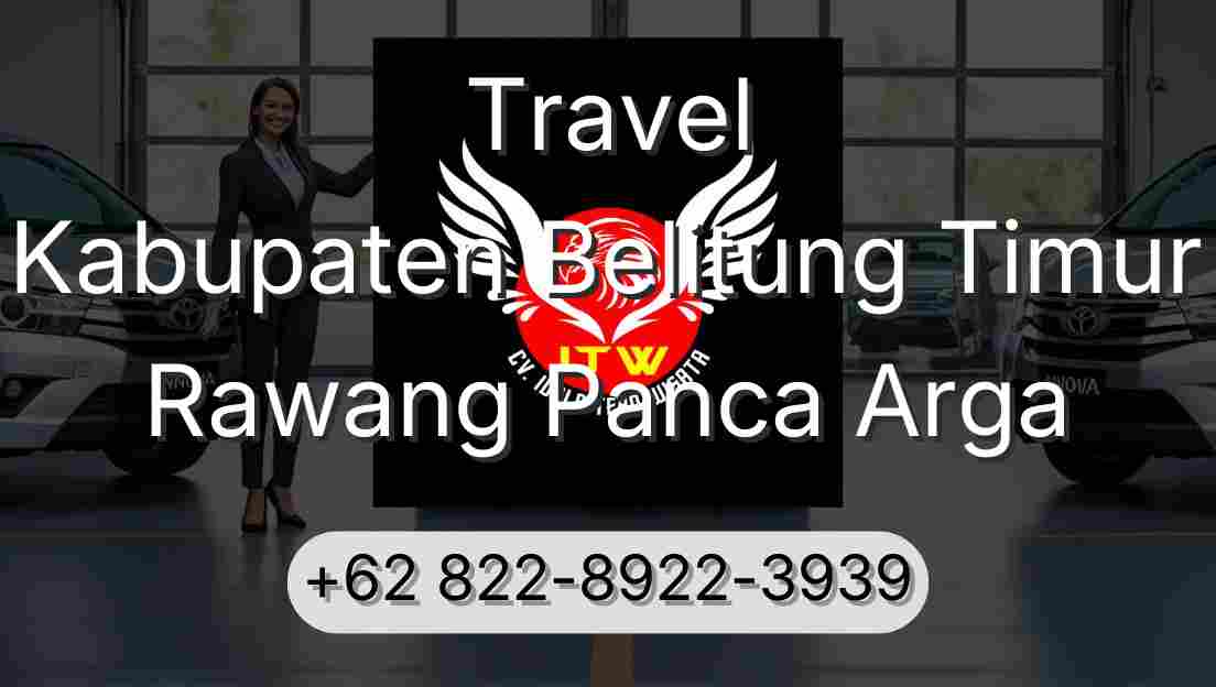 Travel Kabupaten Belitung Timur Rawang Panca Arga