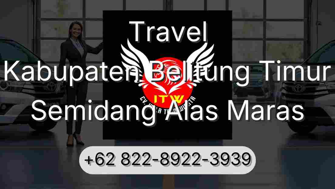 Travel Kabupaten Belitung Timur Semidang Alas Maras