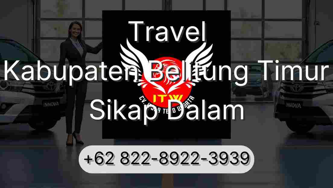 Travel Kabupaten Belitung Timur Sikap Dalam