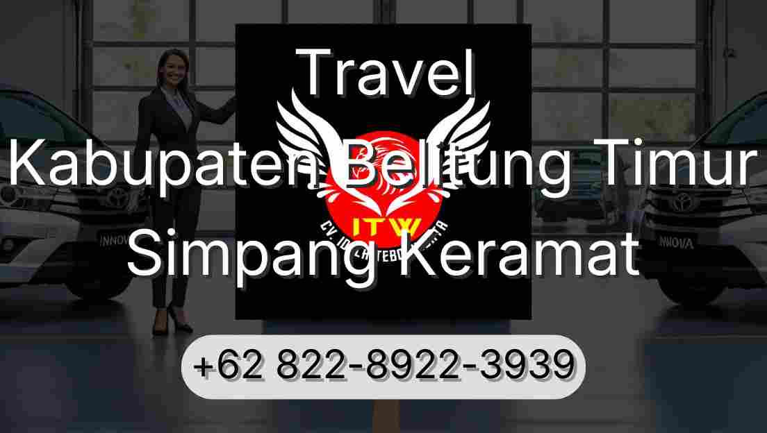 Travel Kabupaten Belitung Timur Simpang Keramat