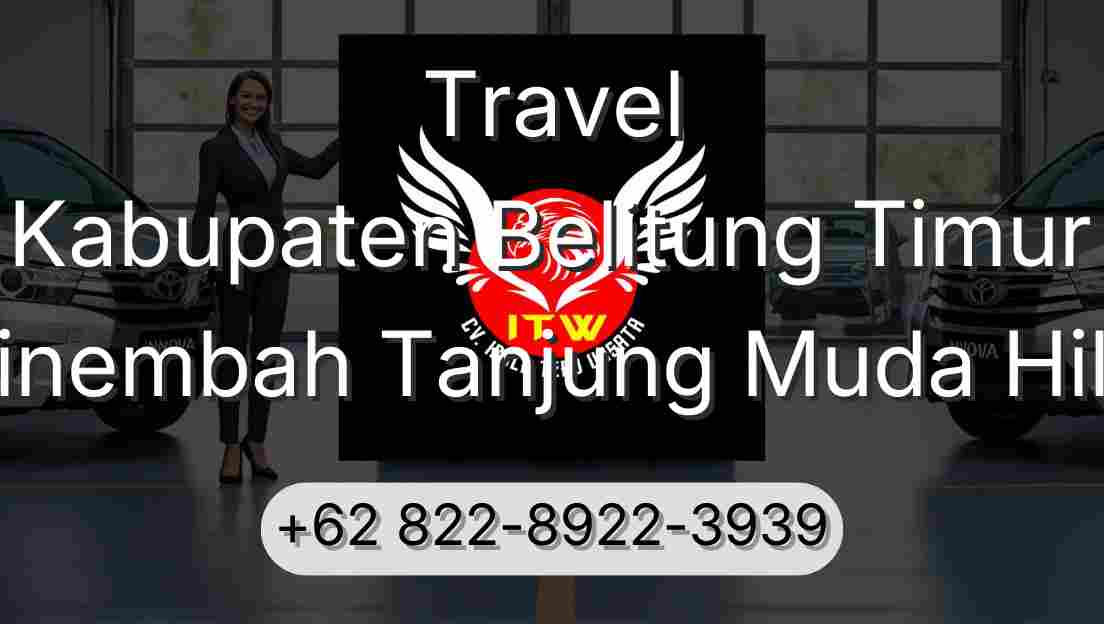 Travel Kabupaten Belitung Timur Sinembah Tanjung Muda Hilir