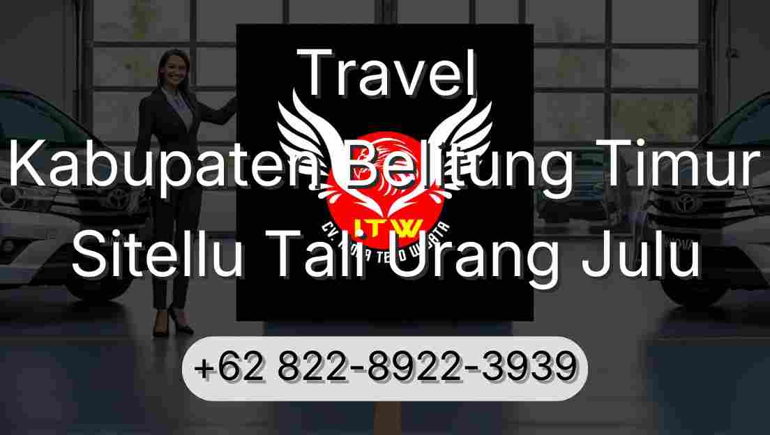 Travel Kabupaten Belitung Timur Sitellu Tali Urang Julu