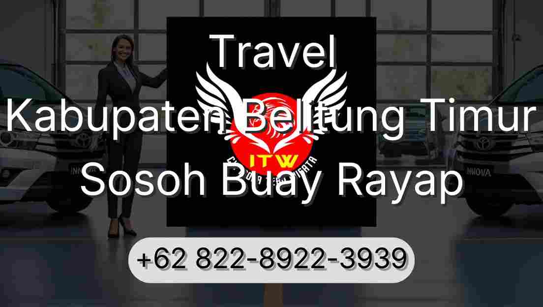 Travel Kabupaten Belitung Timur Sosoh Buay Rayap