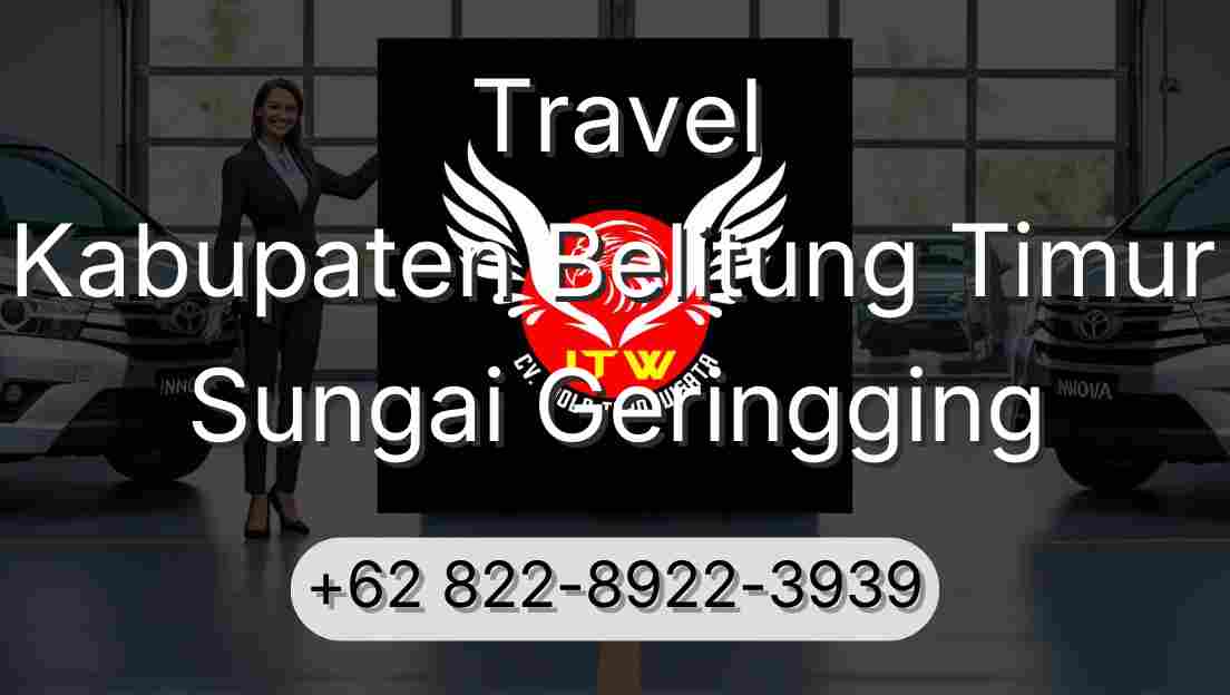 Travel Kabupaten Belitung Timur Sungai Geringging