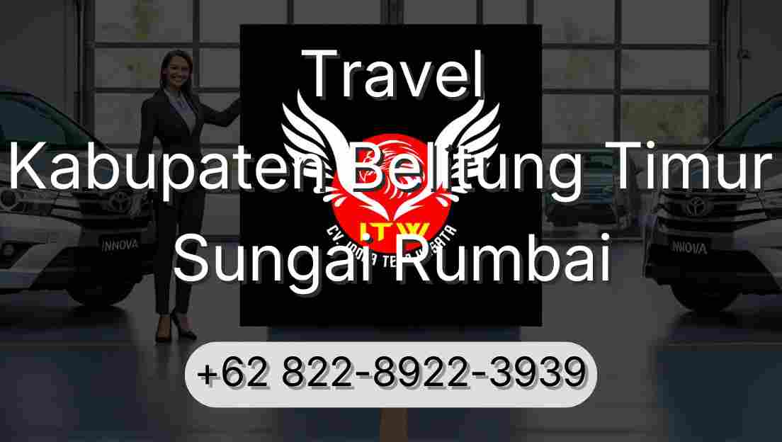 Travel Kabupaten Belitung Timur Sungai Rumbai