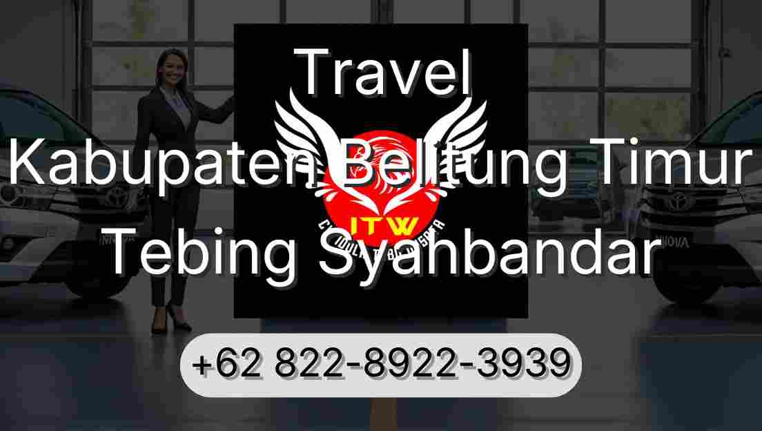 Travel Kabupaten Belitung Timur Tebing Syahbandar