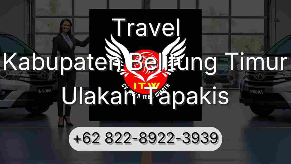 Travel Kabupaten Belitung Timur Ulakan Tapakis