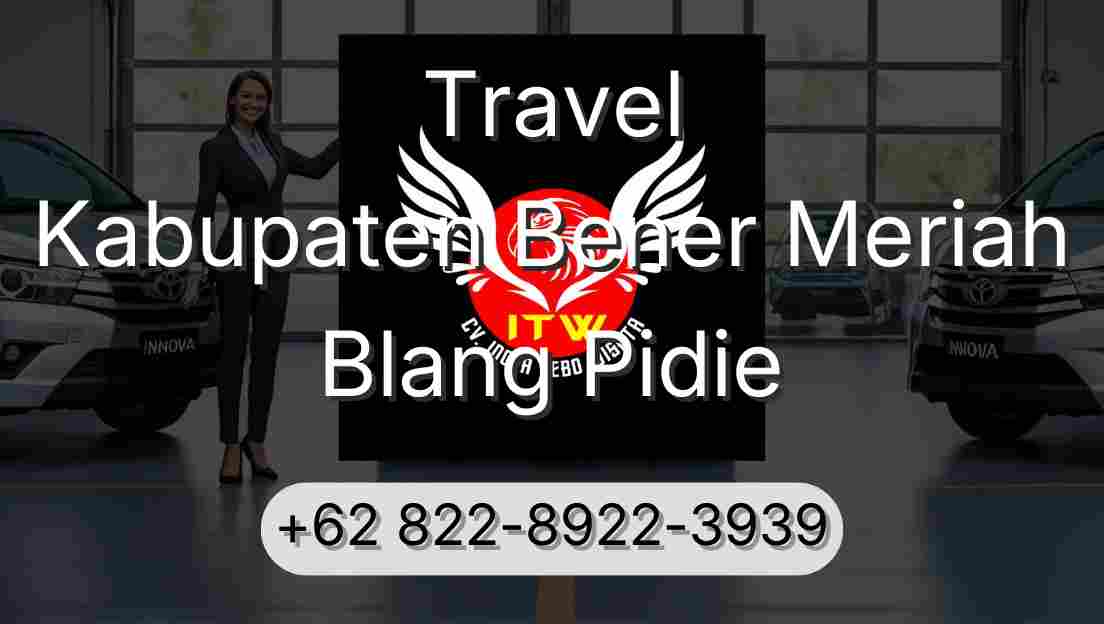 Travel Kabupaten Bener Meriah Blang Pidie
