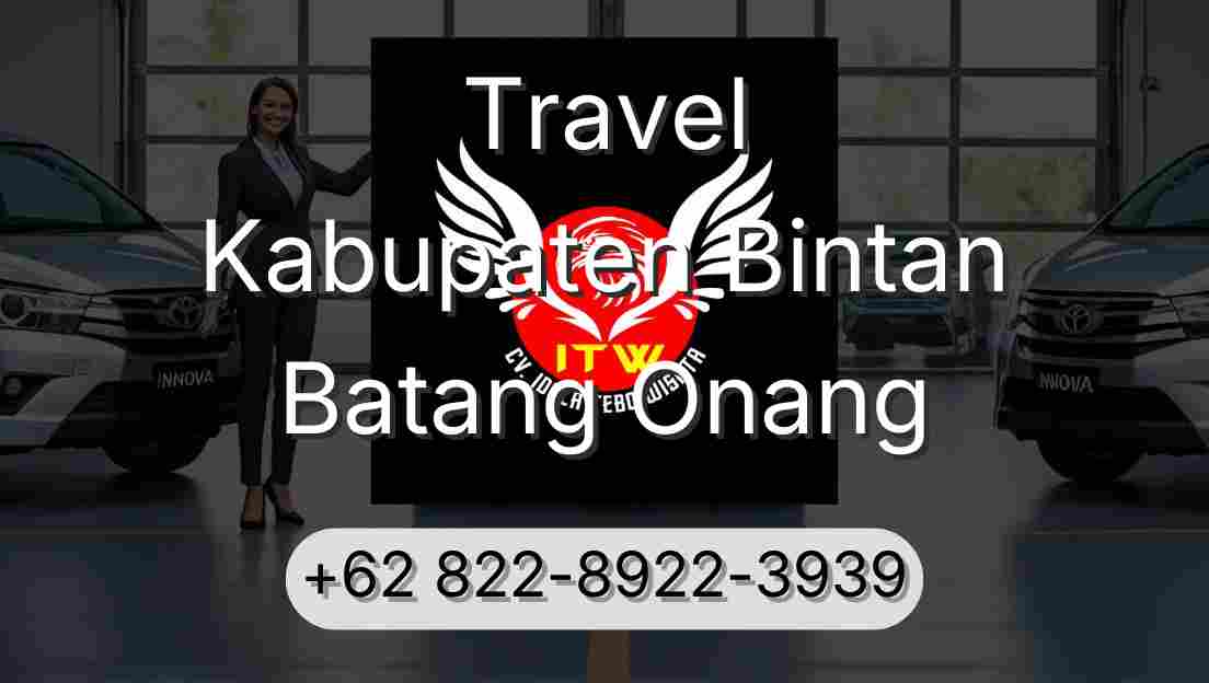 Travel Kabupaten Bintan Batang Onang