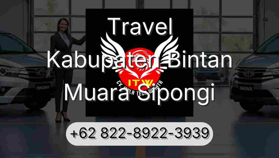 Travel Kabupaten Bintan Muara Sipongi