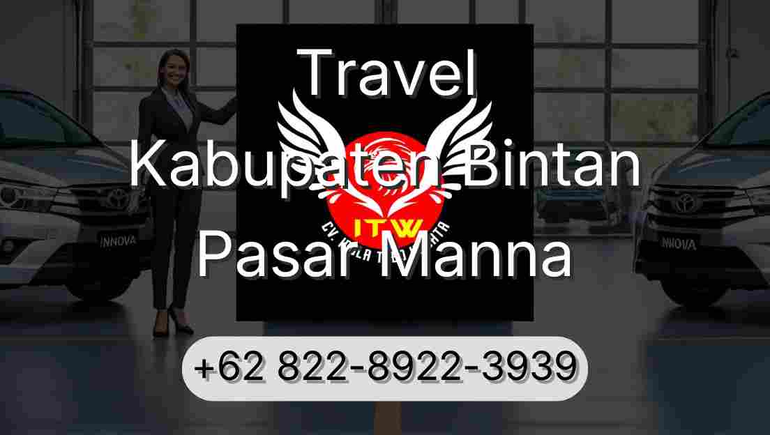 Travel Kabupaten Bintan Pasar Manna