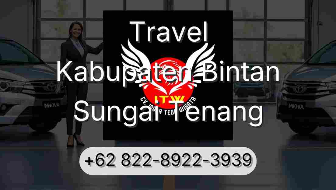 Travel Kabupaten Bintan Sungai Tenang