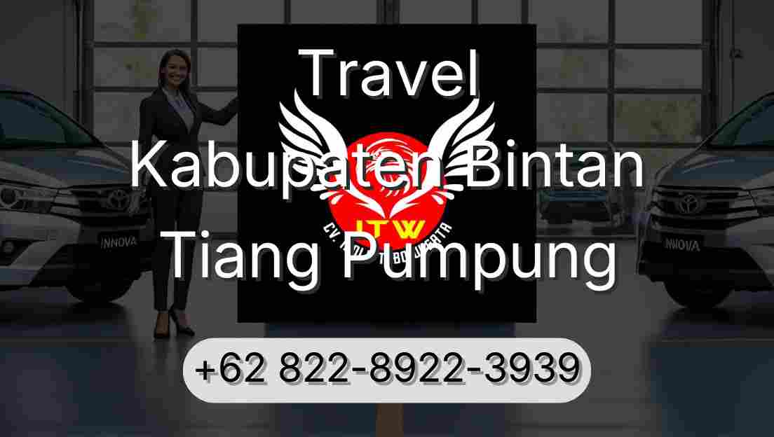 Travel Kabupaten Bintan Tiang Pumpung