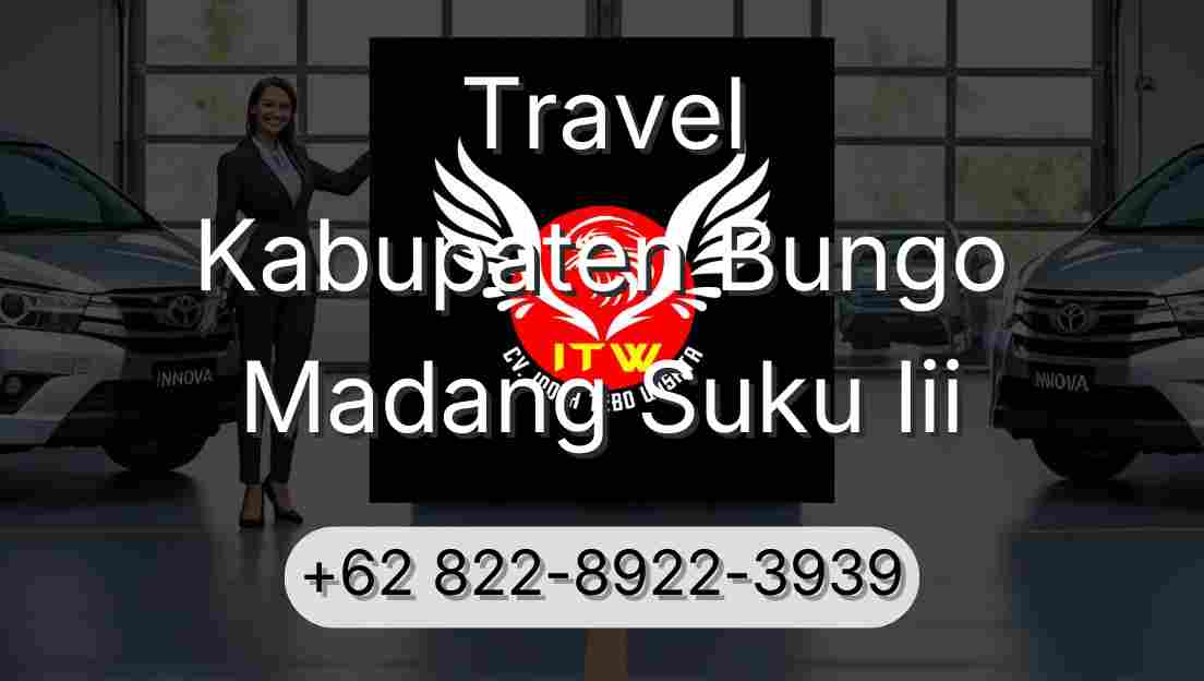 Travel Kabupaten Bungo Madang Suku Iii