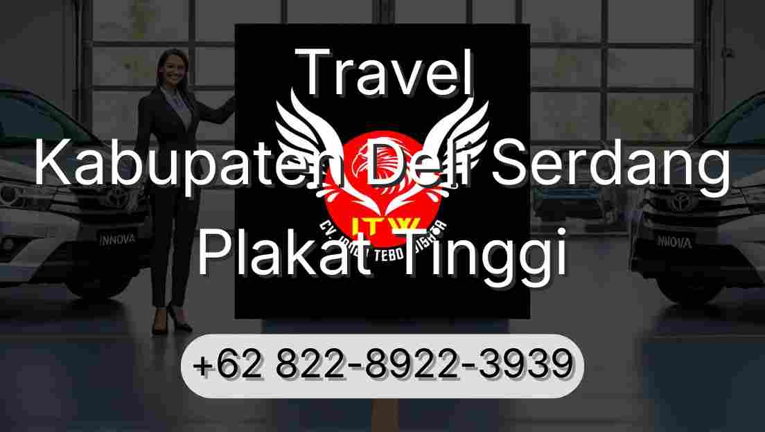 Travel Kabupaten Deli Serdang Plakat Tinggi