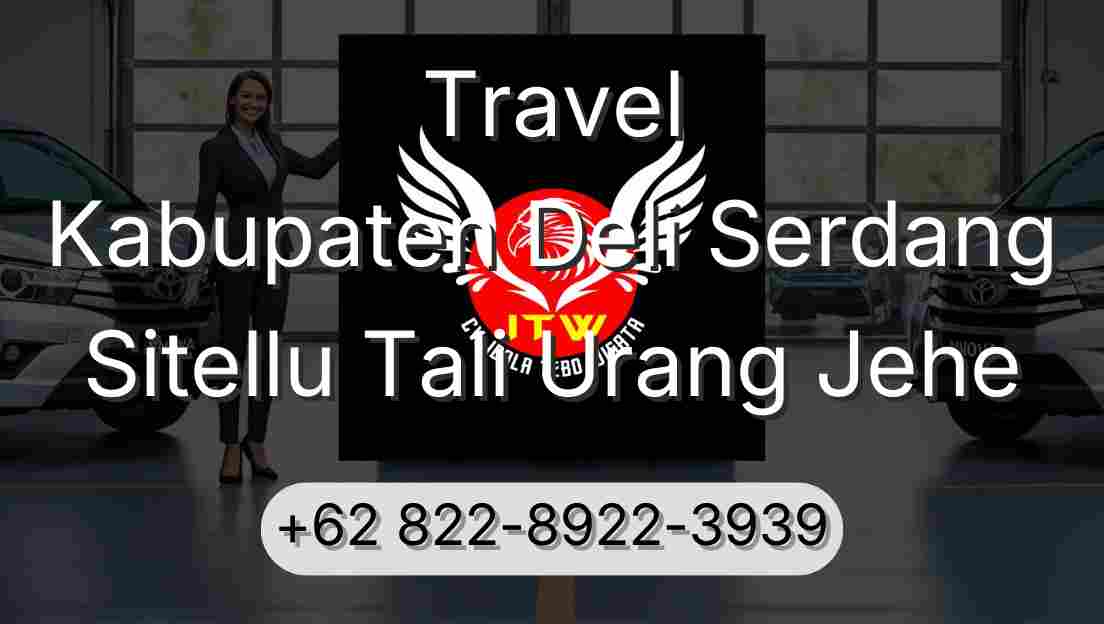 Travel Kabupaten Deli Serdang Sitellu Tali Urang Jehe