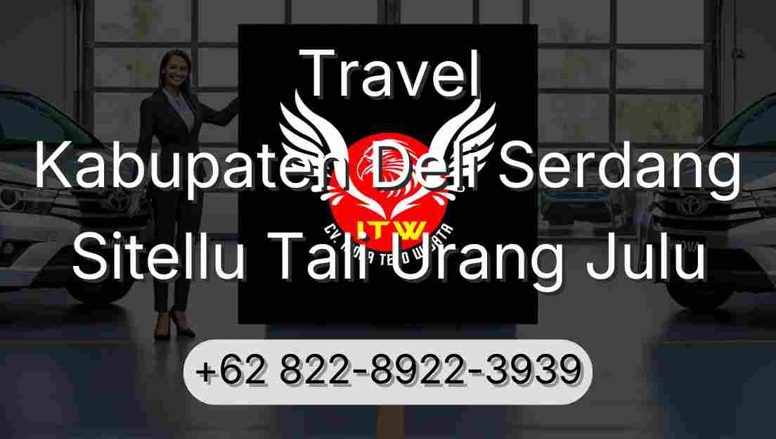 Travel Kabupaten Deli Serdang Sitellu Tali Urang Julu