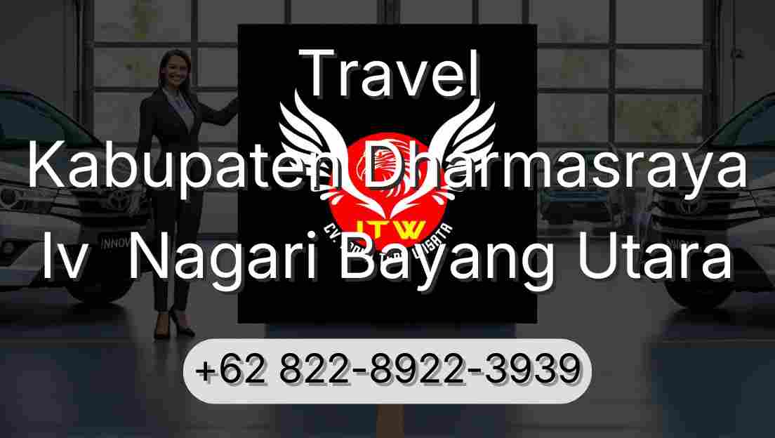 Travel Kabupaten Dharmasraya Iv  Nagari Bayang Utara