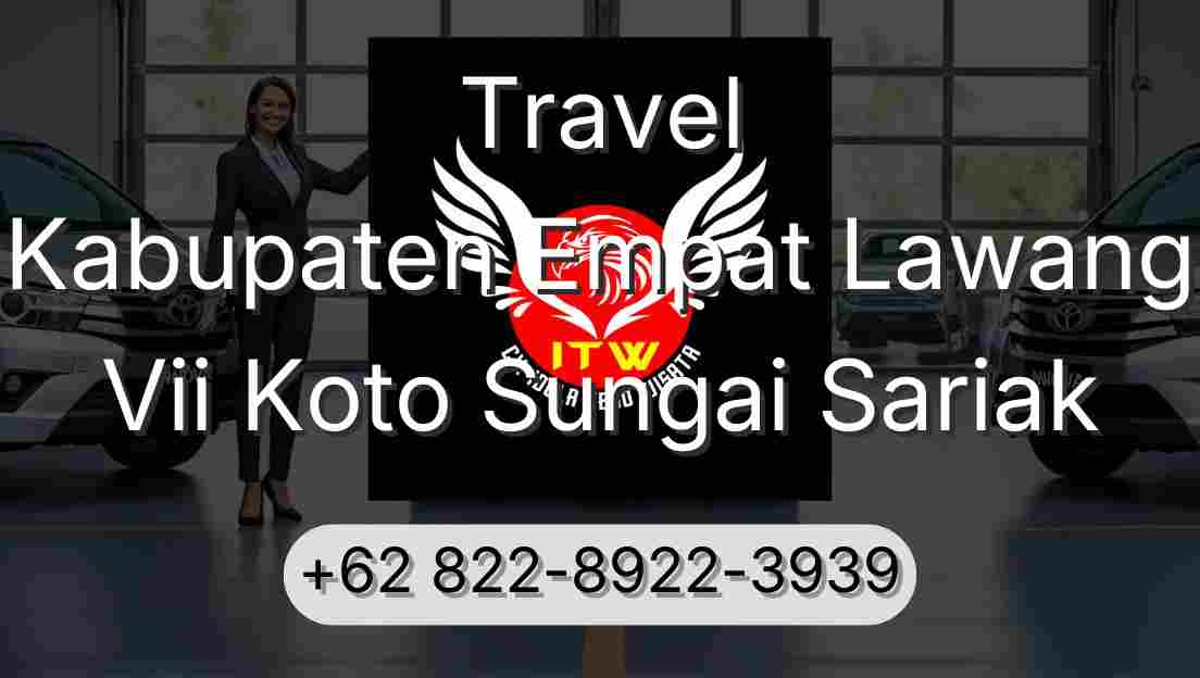 Travel Kabupaten Empat Lawang Vii Koto Sungai Sariak