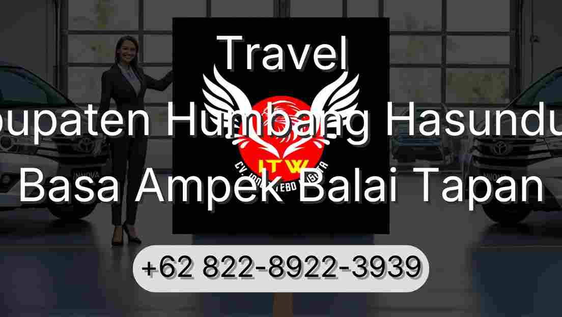 Travel Kabupaten Humbang Hasundutan Basa Ampek Balai Tapan
