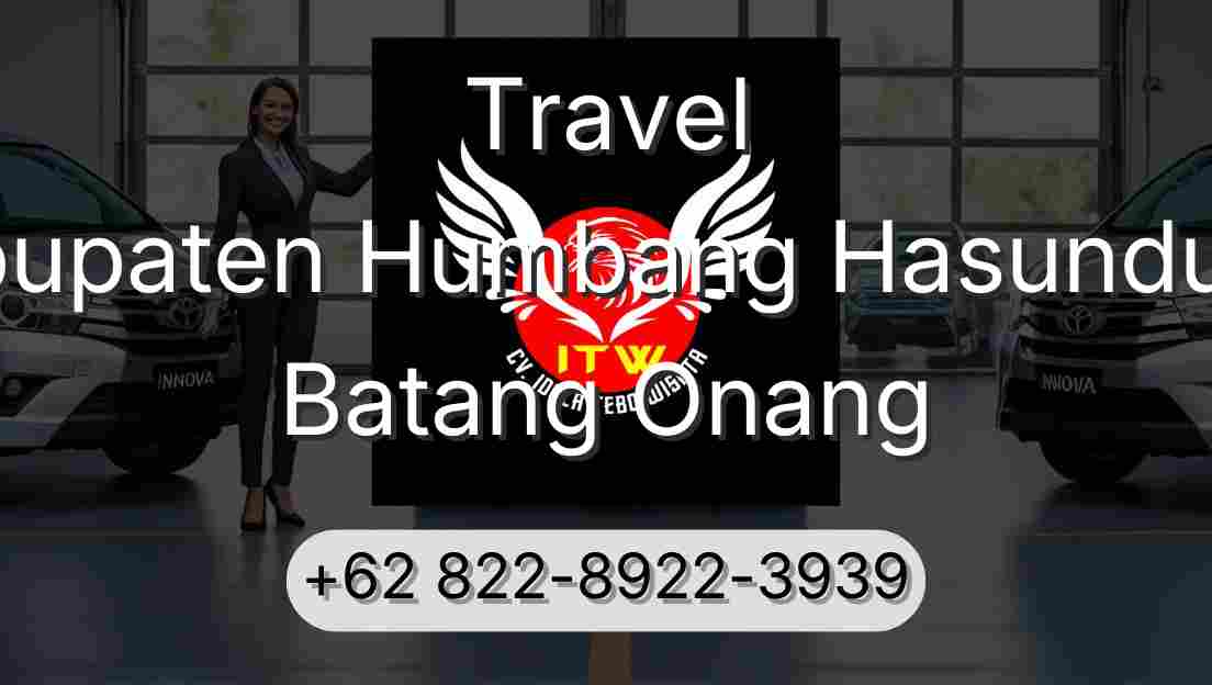 Travel Kabupaten Humbang Hasundutan Batang Onang