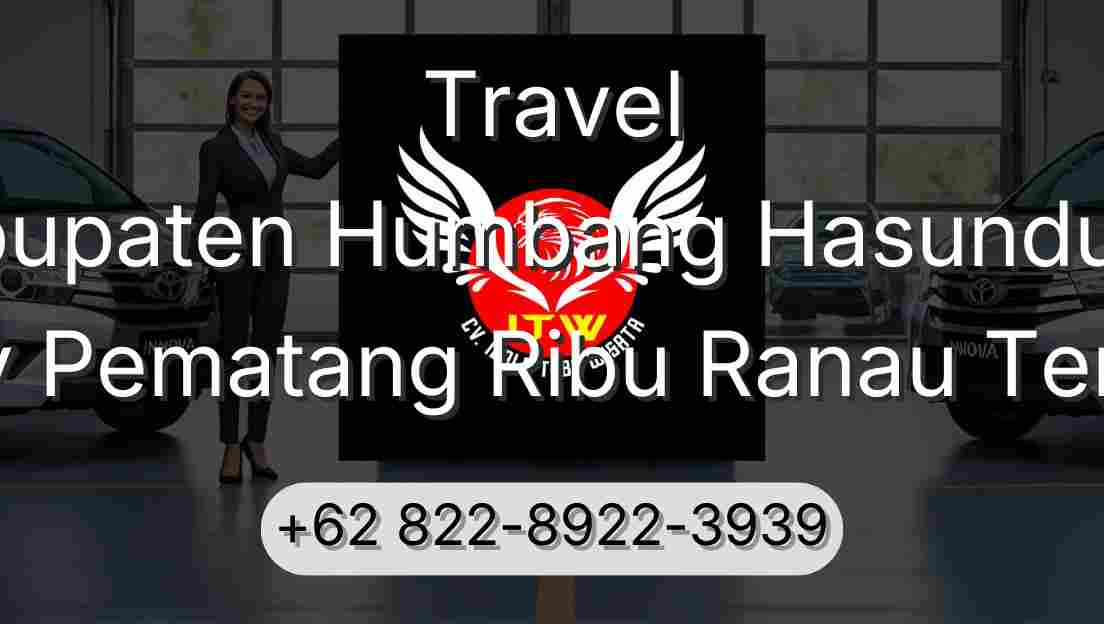 Travel Kabupaten Humbang Hasundutan Buay Pematang Ribu Ranau Tengah