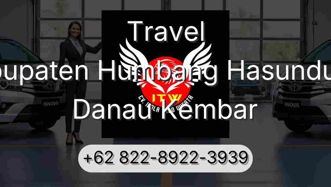 Travel Kabupaten Humbang Hasundutan Danau Kembar