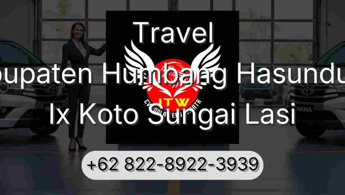 Travel Kabupaten Humbang Hasundutan Ix Koto Sungai Lasi