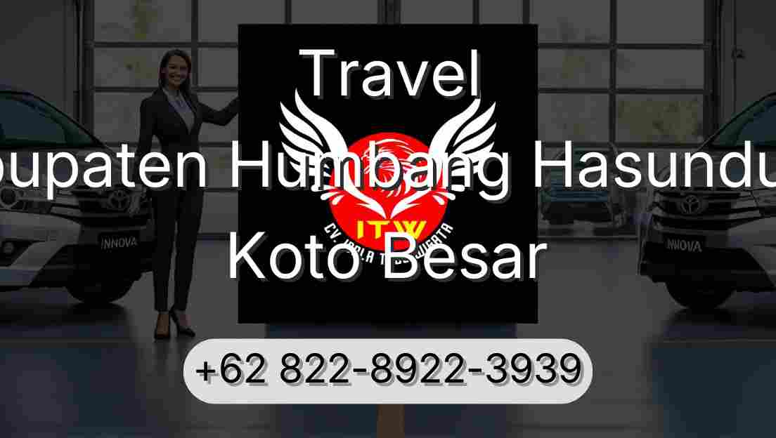 Travel Kabupaten Humbang Hasundutan Koto Besar