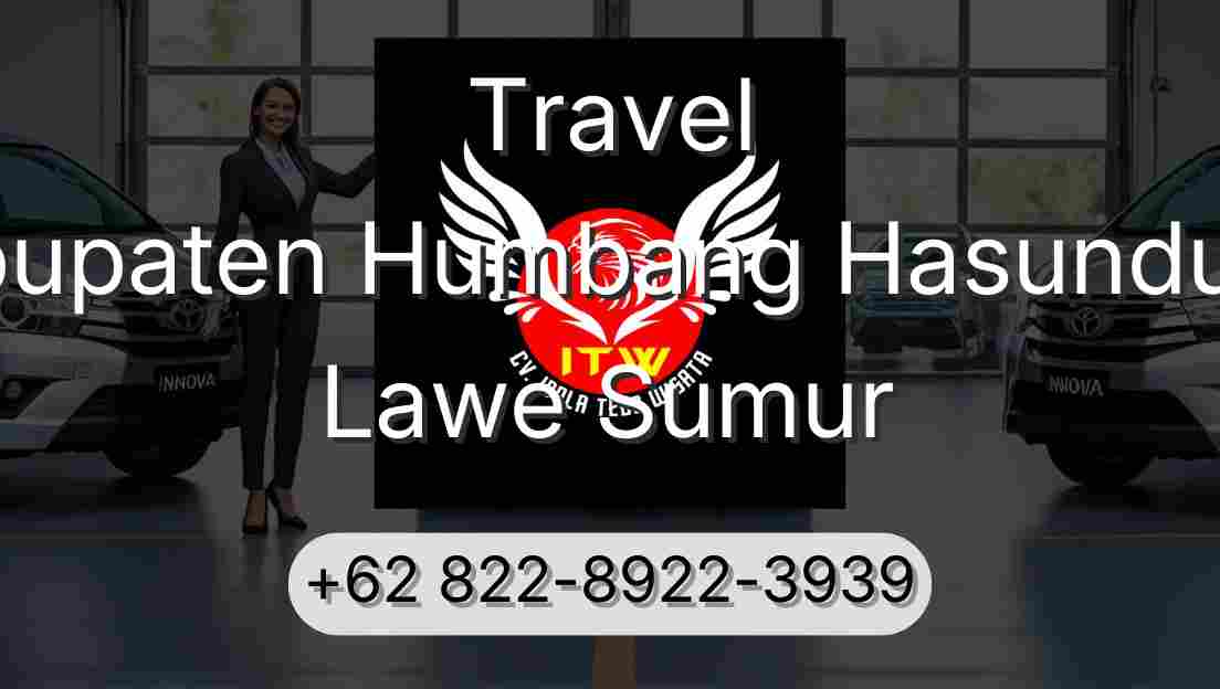 Travel Kabupaten Humbang Hasundutan Lawe Sumur