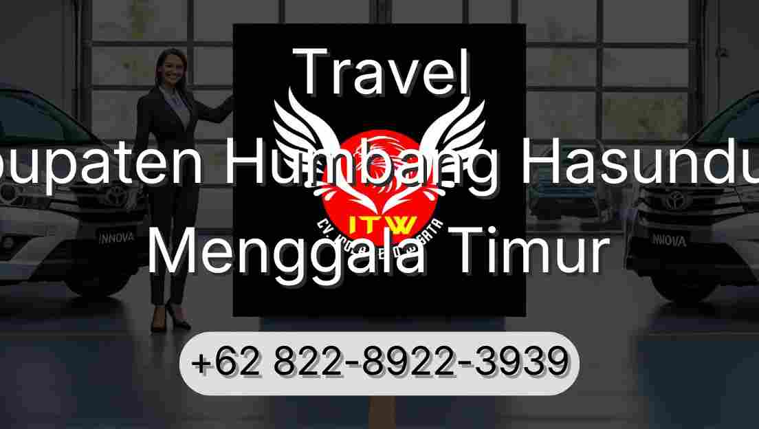 Travel Kabupaten Humbang Hasundutan Menggala Timur
