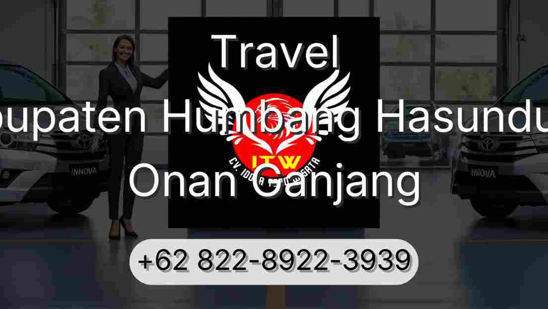 Travel Kabupaten Humbang Hasundutan Onan Ganjang
