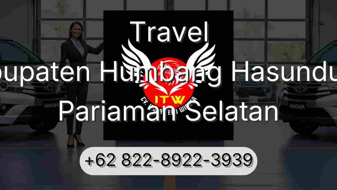 Travel Kabupaten Humbang Hasundutan Pariaman Selatan