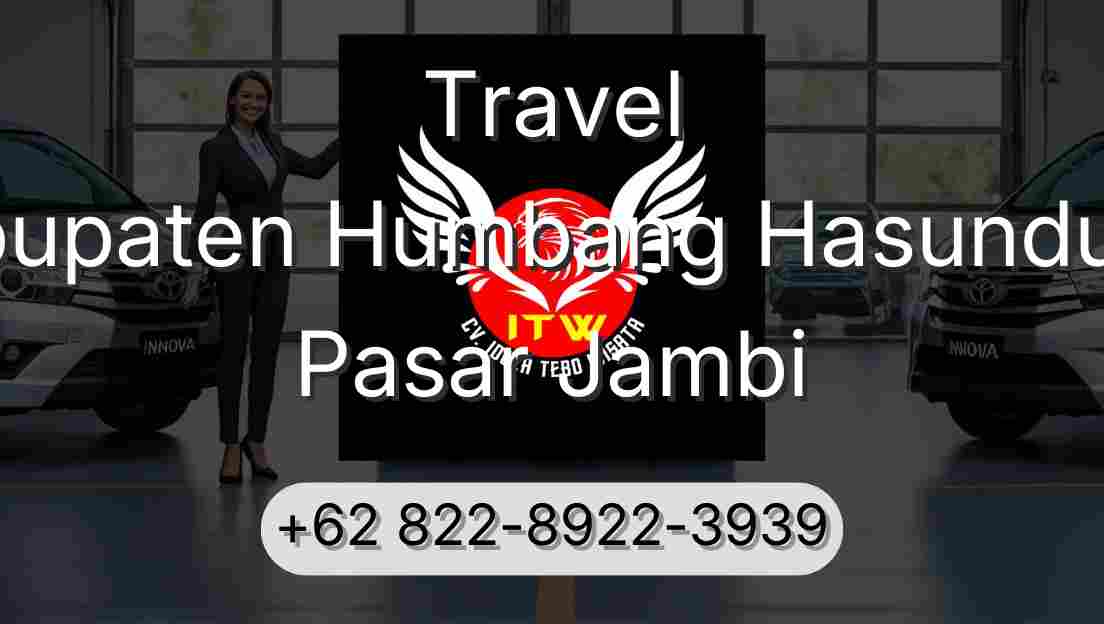 Travel Kabupaten Humbang Hasundutan Pasar Jambi