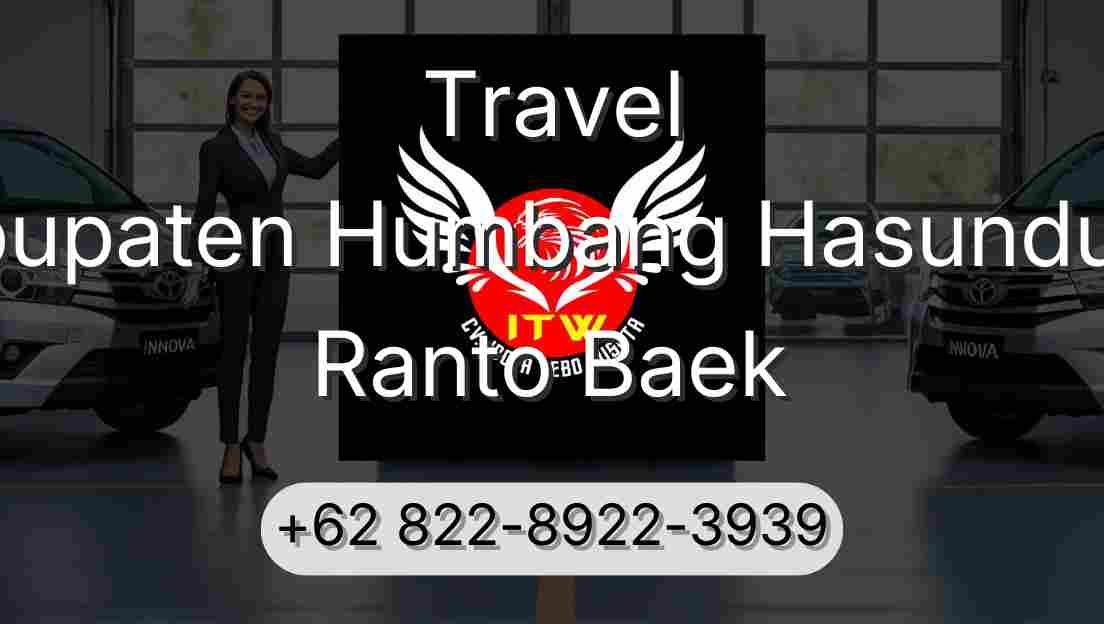 Travel Kabupaten Humbang Hasundutan Ranto Baek